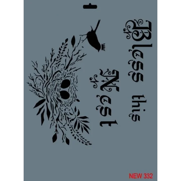 Mey İthalat® Rich New Seri N-332 Stencil 35x25 cm