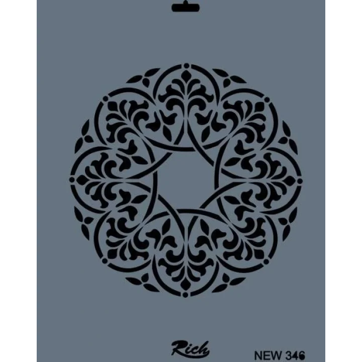 Mey İthalat® Rich New Seri N-346 Stencil 35x25 cm