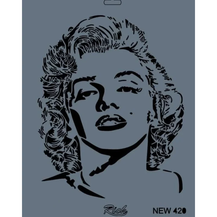 Mey İthalat® Rich New Seri N-420 Stencil 35x25 cm