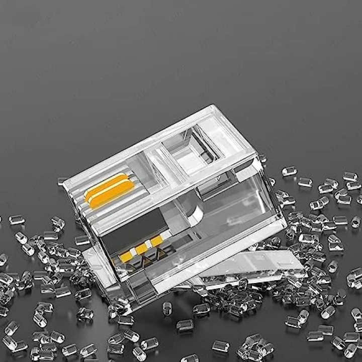 Rj11 Jack Telefon Kablo Ucu Konnektörü 100 Adet