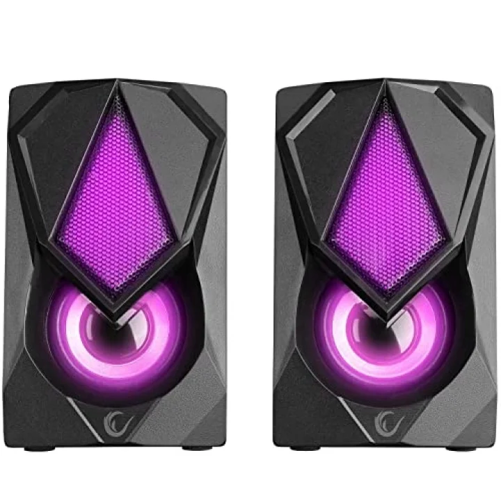 RMS-G19 2.0 5 Watt LED Işıklı Siyah Multimedia Speaker