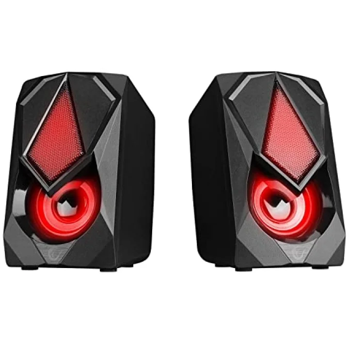 RMS-G19 2.0 5 Watt LED Işıklı Siyah Multimedia Speaker