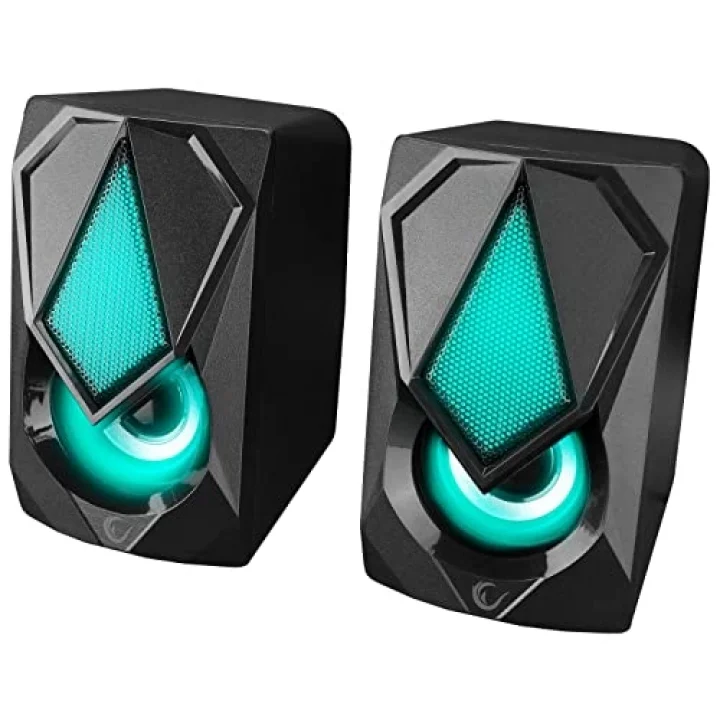 RMS-G19 2.0 5 Watt LED Işıklı Siyah Multimedia Speaker