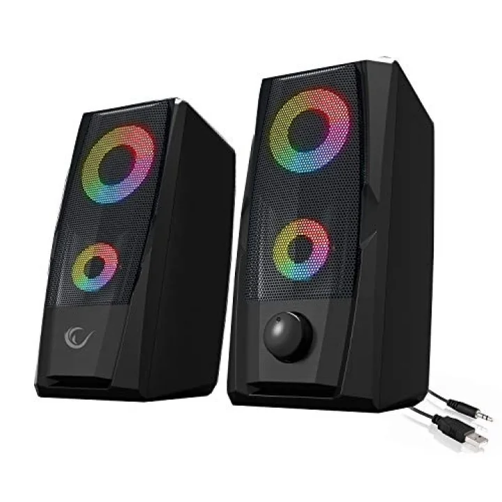RMS-X9 2.0 RGB Işıklı Multimedia 5V 30dB Gaming Oyuncu Speaker