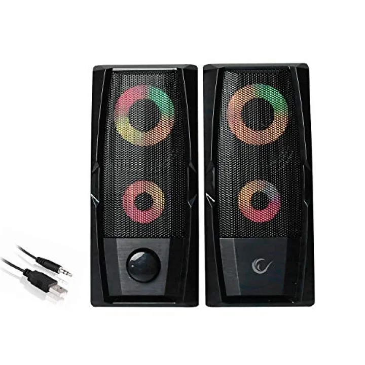 RMS-X9 2.0 RGB Işıklı Multimedia 5V 30dB Gaming Oyuncu Speaker
