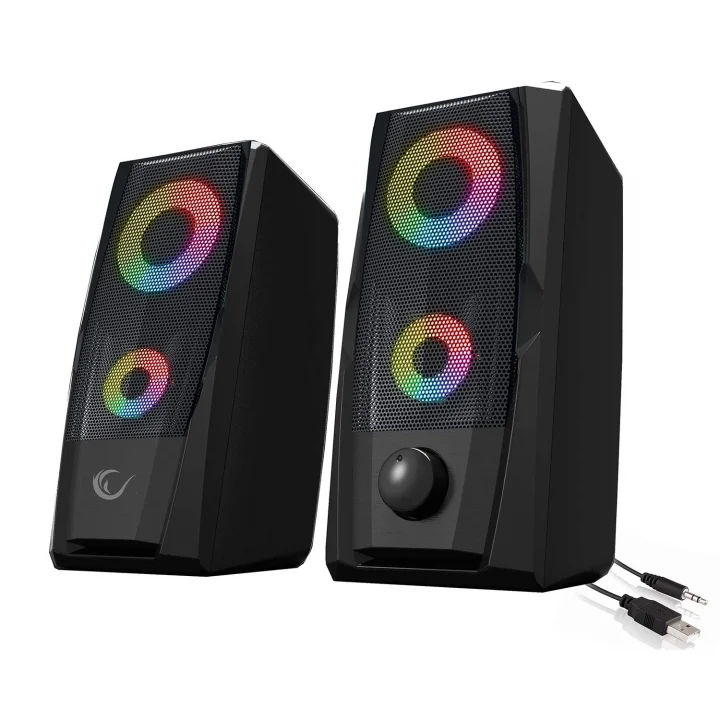 RMS-X9 2.0 RGB Işıklı Multimedia 5V 30dB Gaming Oyuncu Speaker