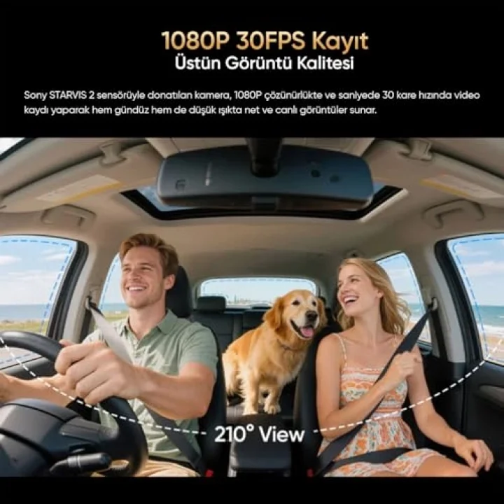 RNF210 A229 Pro/Plus/Ultra Uyumlu 1080P Kızılötesi Balıkgözü İç Kamera