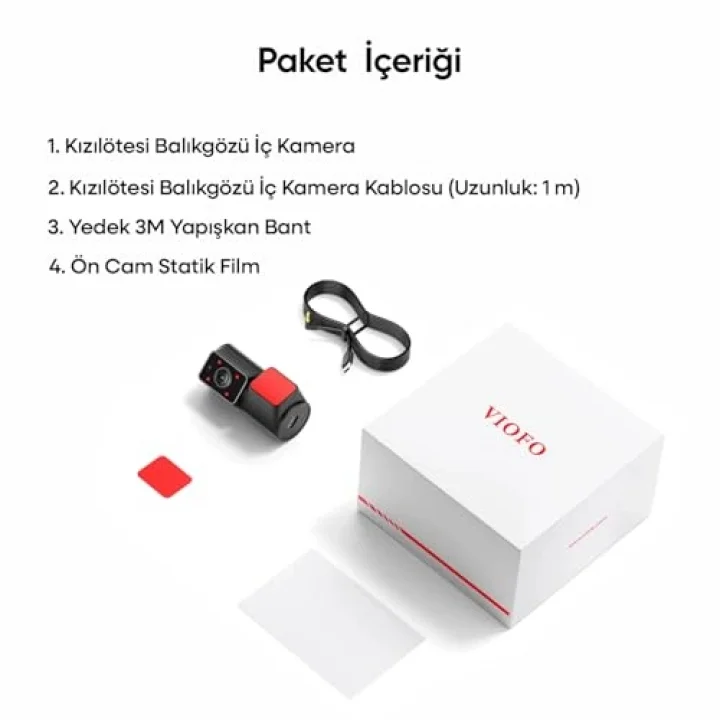 RNF210 A229 Pro/Plus/Ultra Uyumlu 1080P Kızılötesi Balıkgözü İç Kamera