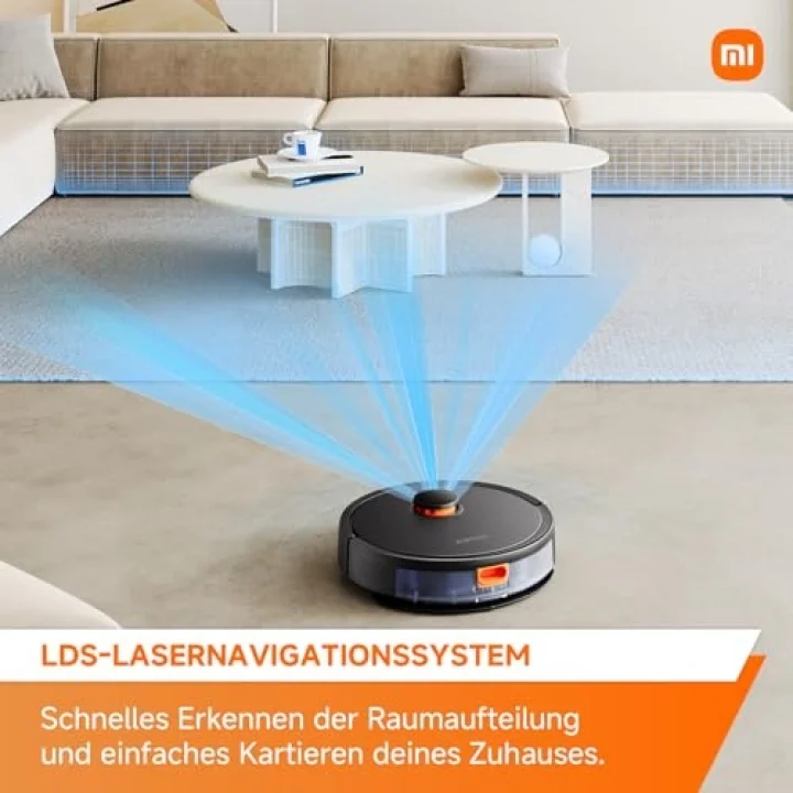 Robot Vacuum S20, 5000Pa Emiş Gücü, Akıllı Robot Süpürge, Siyah