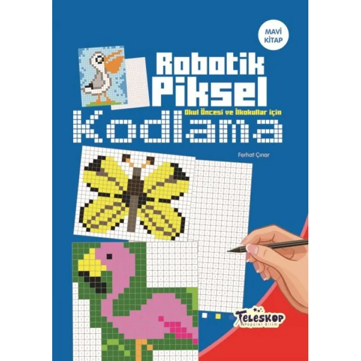 Robotik Piksel Kodlama Mavi Kitap