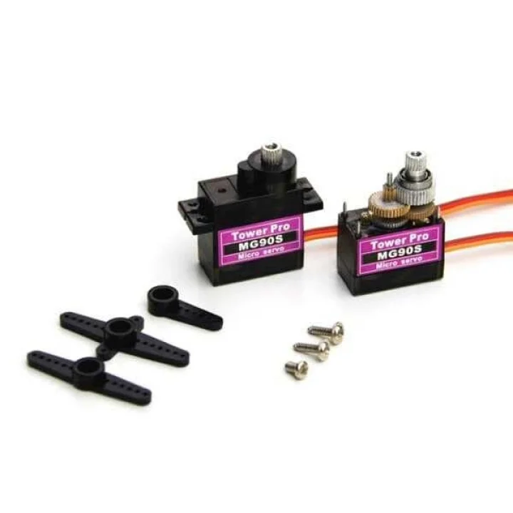 robotistan Tower Pro MG90S Mikro Servo Motor 180-360 Derece