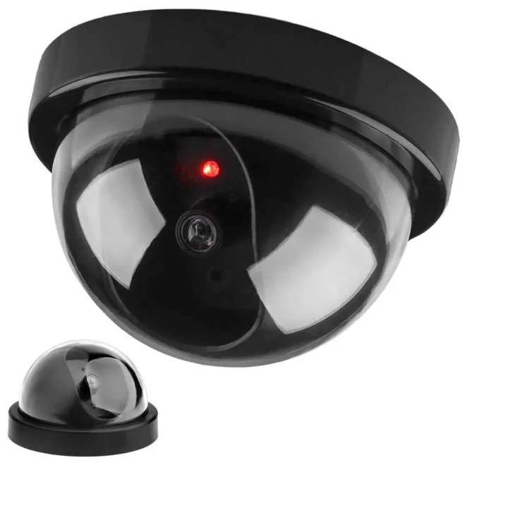 Robotix RB-SK04 Caydırıcı DOME Kamera + Dikkat Kameralar Kayıtta Etiketi - Sahte Kamera