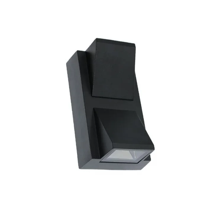 Rodos 7 Watt Modern Duvar Led Aplik 3200k Gün Işığı Çift Yönlü İç ve Dış Mekan Aplik IP44