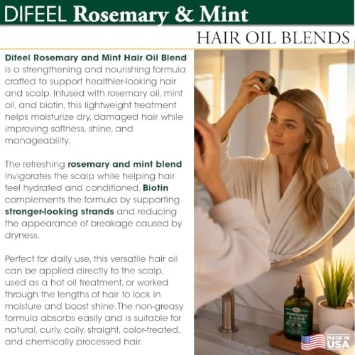 Rosemary & Mint Saç Yağı 75ML