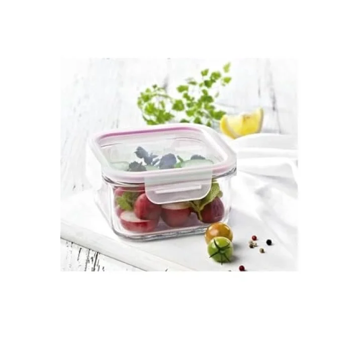 RP535 Kare Cam Saklama Kabı, Şeffaf, 2600 ml