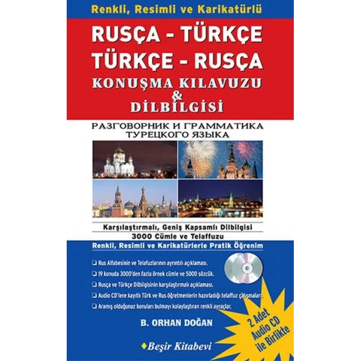 Rusça Türkçe Türkçe Rusça Konuşma Kılavuzu Dilbilgisi 1 Kitap 2 CD