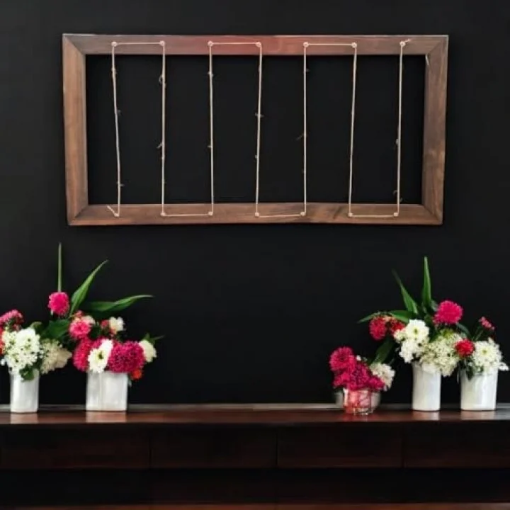 RUSTİK RESİM ÇERÇEVESİ MASİF AHŞAP ANI ÇERÇEVESİ 40 * 80