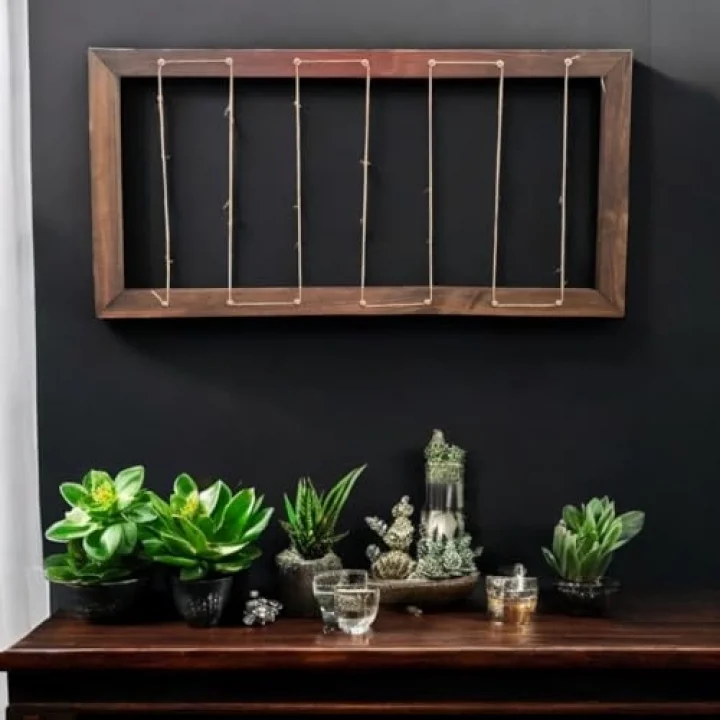 RUSTİK RESİM ÇERÇEVESİ MASİF AHŞAP ANI ÇERÇEVESİ 40 * 80