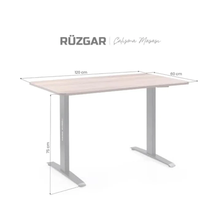 Rüzgar Çalışma Masası Barok 120x60 cm
