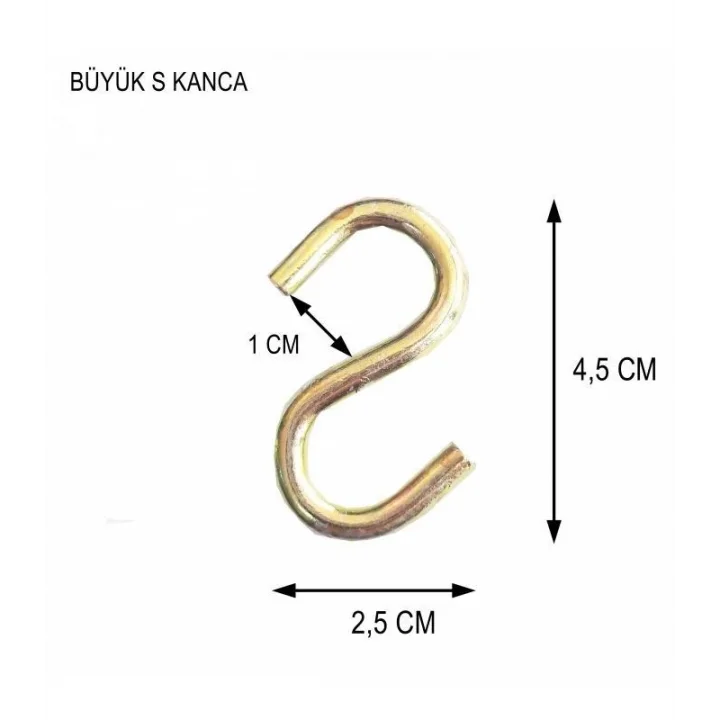 Mey İthalat® S Büyük Kanca