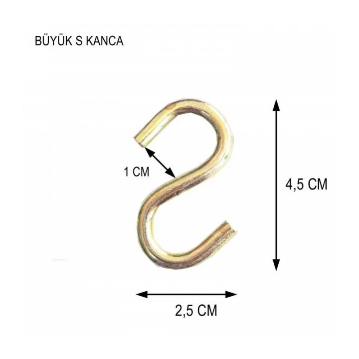 Mey İthalat® S Büyük Kanca