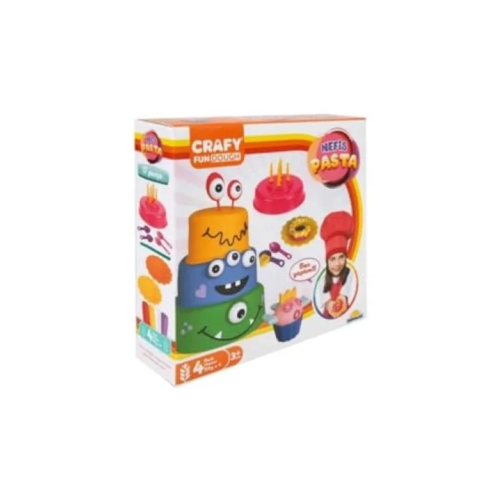S00002013 Crafy Nefis Pasta Oyun Hamur Seti 17 Parça 200 gr