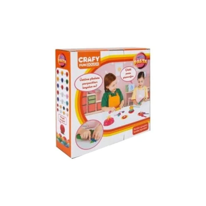 S00002013 Crafy Nefis Pasta Oyun Hamur Seti 17 Parça 200 gr