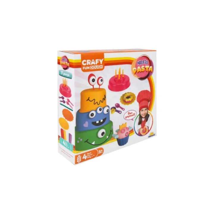 S00002013 Crafy Nefis Pasta Oyun Hamur Seti 17 Parça 200 gr