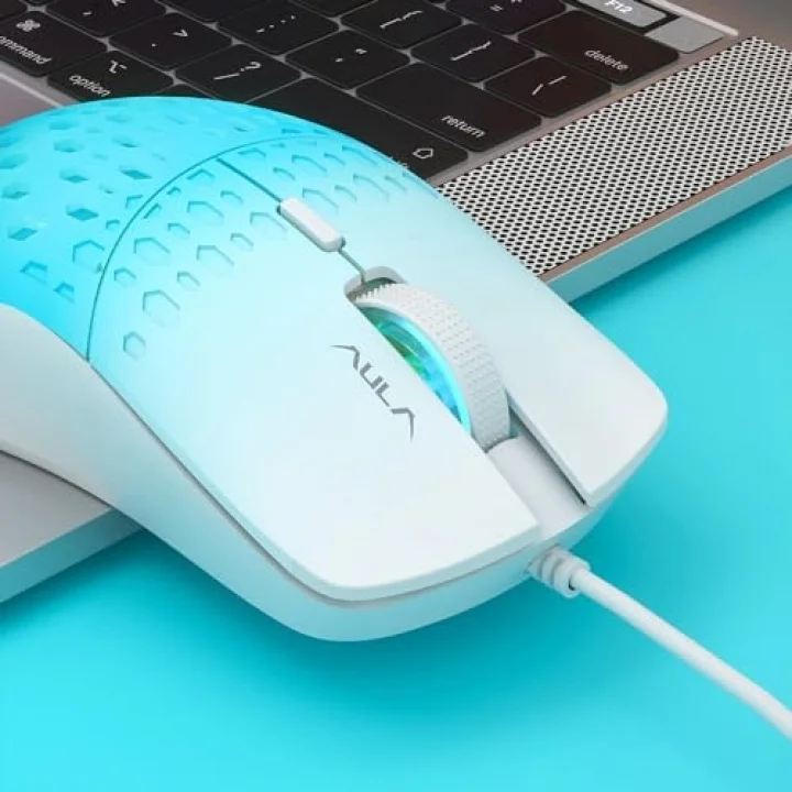 S11 Pro 3600DPI RGB Optik Gaming Mouse Mavi