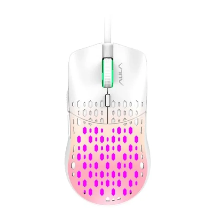 S11 Pro 3600DPI RGB Optik Gaming Mouse Pembe