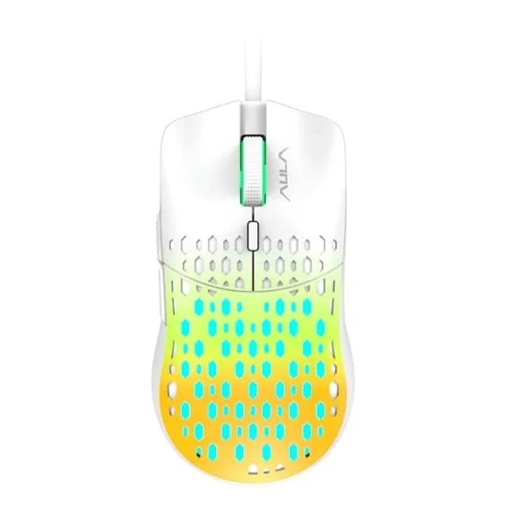 S11 Pro 3600DPI RGB Optik Gaming Mouse Sarı