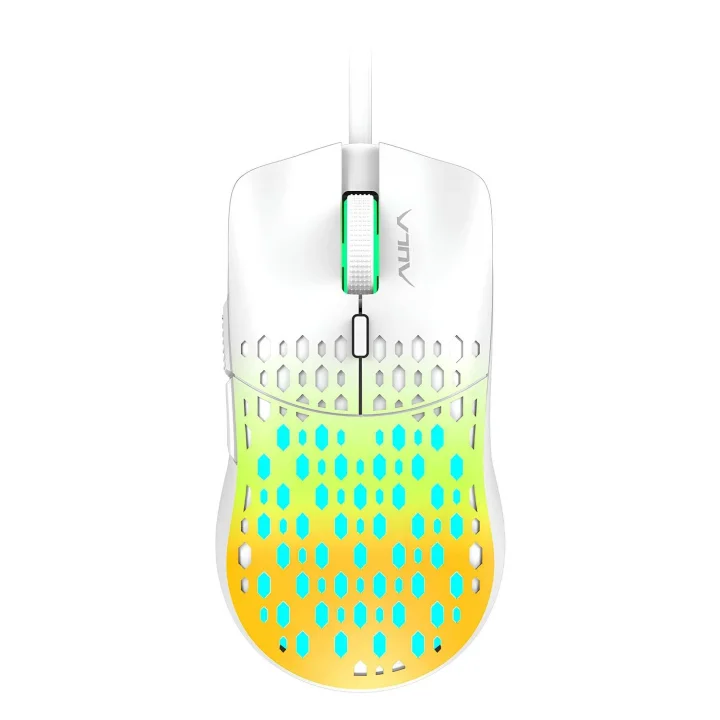 S11 Pro 3600DPI RGB Optik Gaming Mouse Sarı