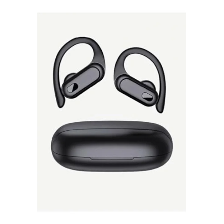 S28 TWS Spor Kancalı Bluetooth Kulaklık Siyah