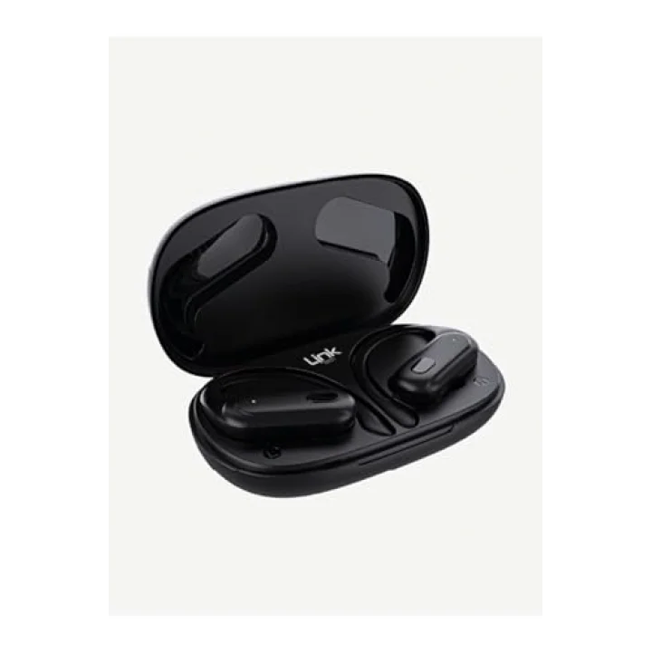 S28 TWS Spor Kancalı Bluetooth Kulaklık Siyah