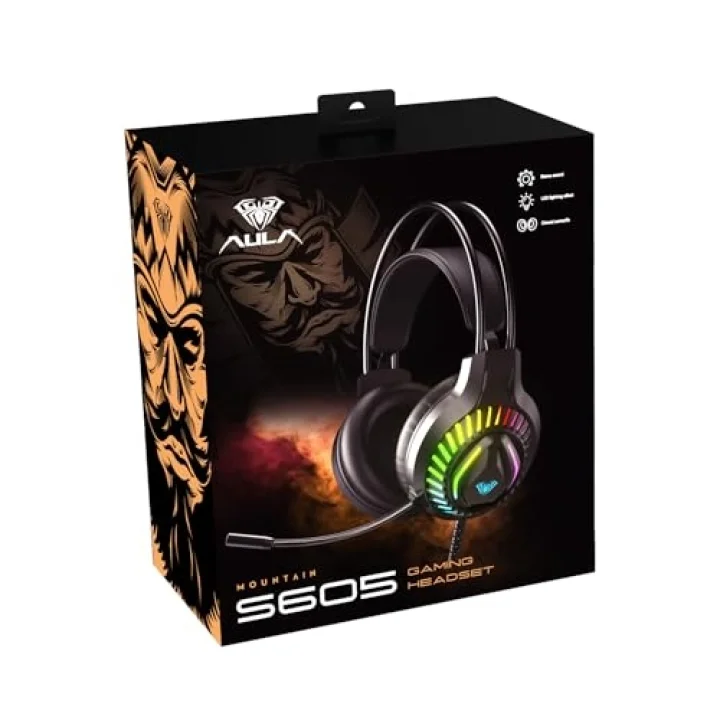 S605 Rainbow 3.5mm Jack, USB Gaming Mikrofonlu Oyuncu Kulaklığı
