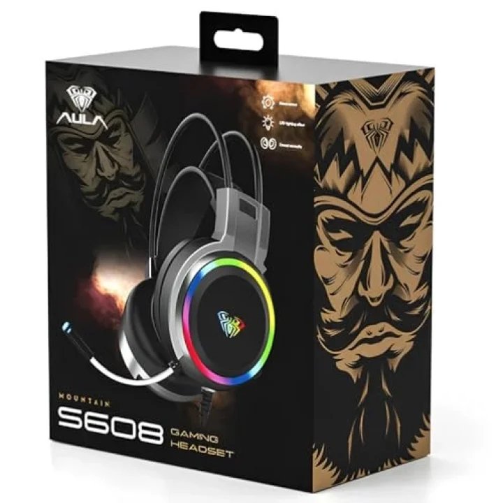 S608 Rainbow 3.5mm + USB-A Gaming Oyuncu Kulaklığı