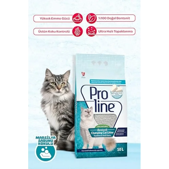 Sabun Kokulu Bentonit Kedi Kumu, 10 L