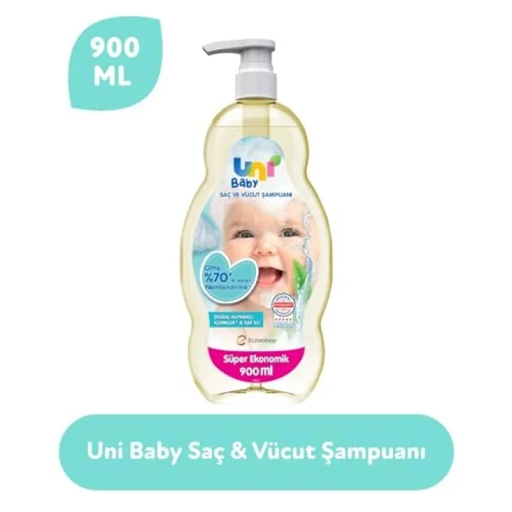 Saç ve Vücut Şampuanı 900 ml