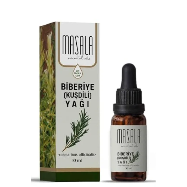 Saf Biberiye (Kuşdili) Yağı 10 ml. (Rosemary Oil)