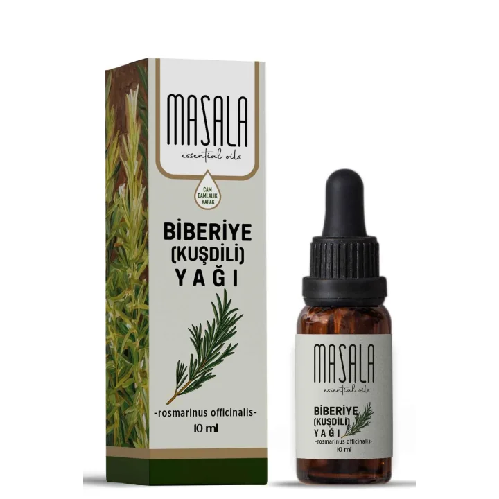 Saf Biberiye (Kuşdili) Yağı 10 ml. (Rosemary Oil)