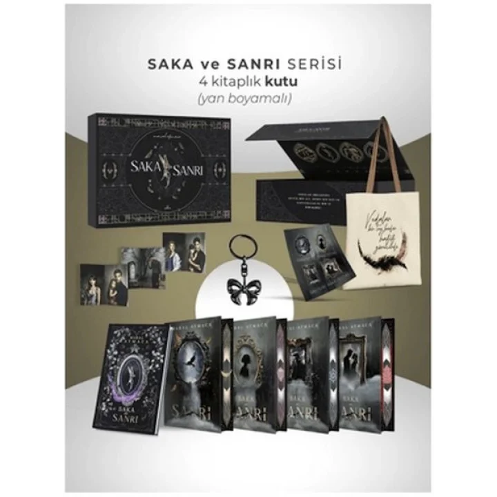 Saka ve Sanrı Serisi - 4 Kitaplık Yan Boyamalı Kutu