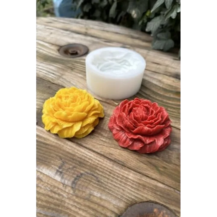 Şakayık Mum Kalıbı (Silikon)