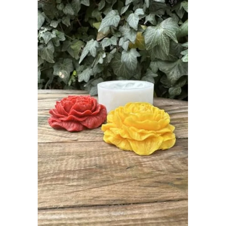Şakayık Mum Kalıbı (Silikon)