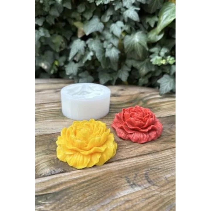 Şakayık Mum Kalıbı (Silikon)