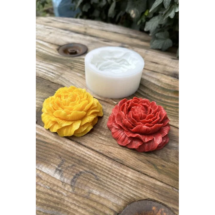 Şakayık Mum Kalıbı (Silikon)
