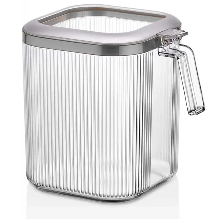 Saklama Kabı, Kendinden Kapaklı, Şeffaf, 2,5 Litre