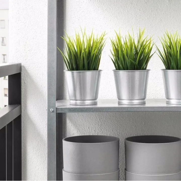Saksı Paslanmaz Çelik Bitki Saksısı Boyanabilir 9cm
