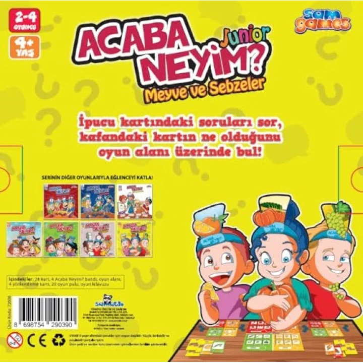 Samatlı Acaba Neyim? Junior Meyve ve Sebzeler