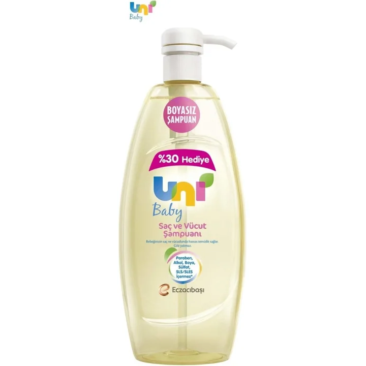 Şampuan Boyasız Pompalı Bebekler Için 3Lü Set 900 Ml
