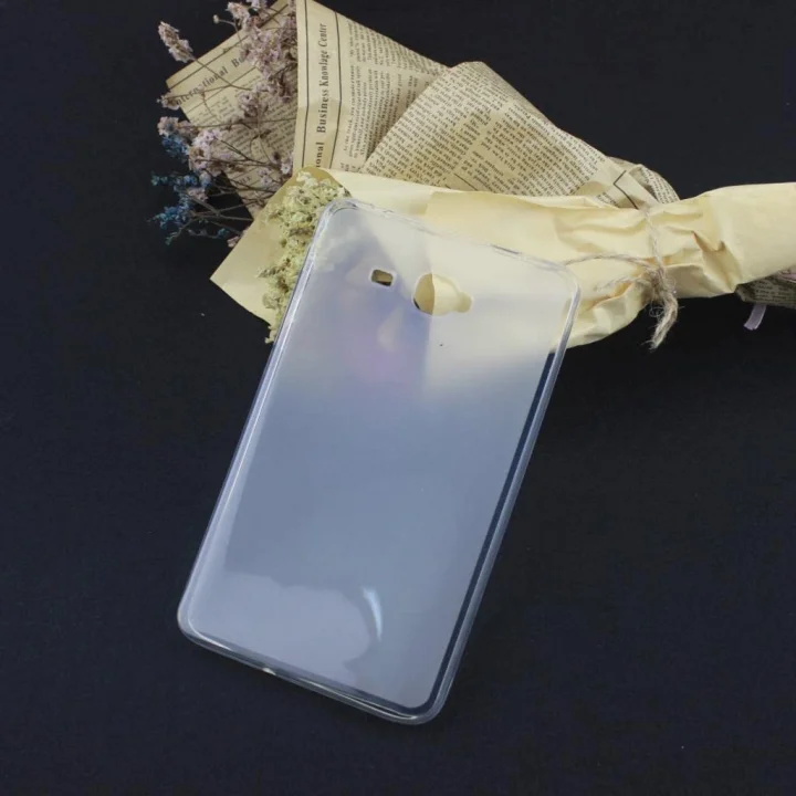 Samsung Galaxy Tab 4 T280 T283 T285 ile uyumlu Kılıf Tablet Hibrit Silikon Case Renksiz